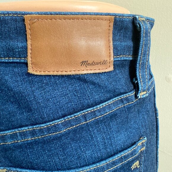 Madewell 10" High-Rise Skinny Jeans Hayes Wash, Size 27 - Picture 12 of 13